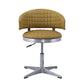 ACME Brancaster Adjustable Chair w/Swivel, Turmeric Top Grain Leather & Chrome FredCo
