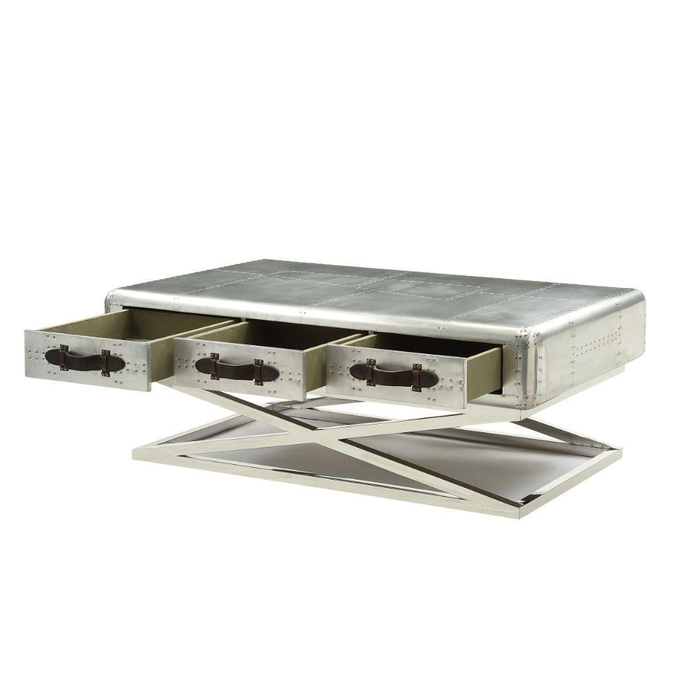 ACME Brancaster Coffee Table, Aluminum FredCo