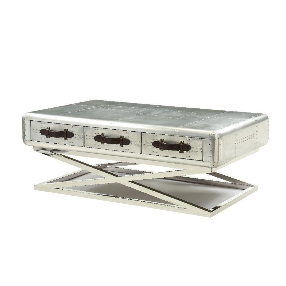 ACME Brancaster Coffee Table, Aluminum FredCo