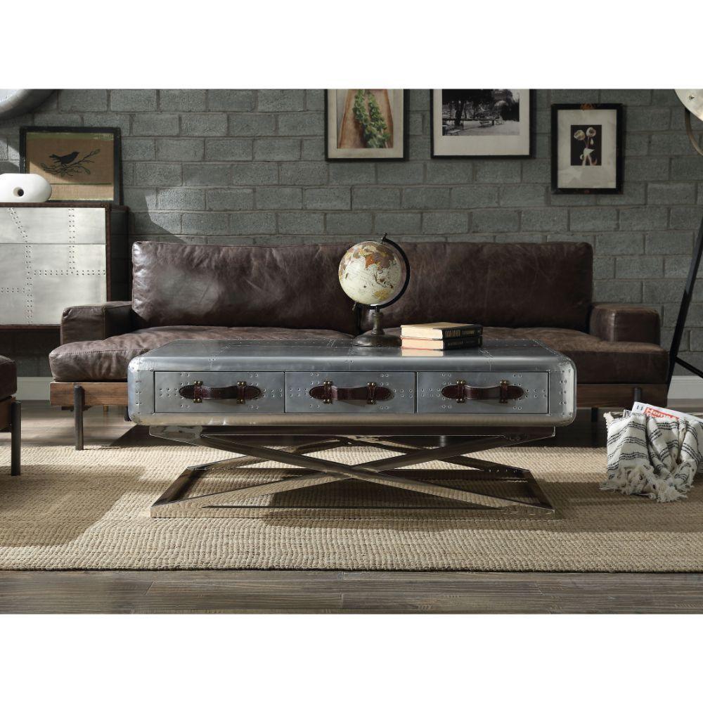 ACME Brancaster Coffee Table, Aluminum FredCo