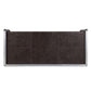 ACME Brancaster Desk, Distress Chocolate Top Grain Leather & Aluminum FredCo