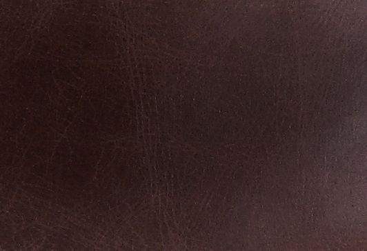 ACME Brancaster Ottoman, Retro Brown Top Grain Leather & Aluminum FredCo