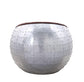 ACME Brancaster Ottoman, Retro Brown Top Grain Leather & Aluminum FredCo