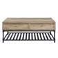 ACME Brantley Coffee Table, Oak & Sandy Black FredCo