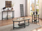 ACME Brantley Coffee Table, Oak & Sandy Black Finish FredCo