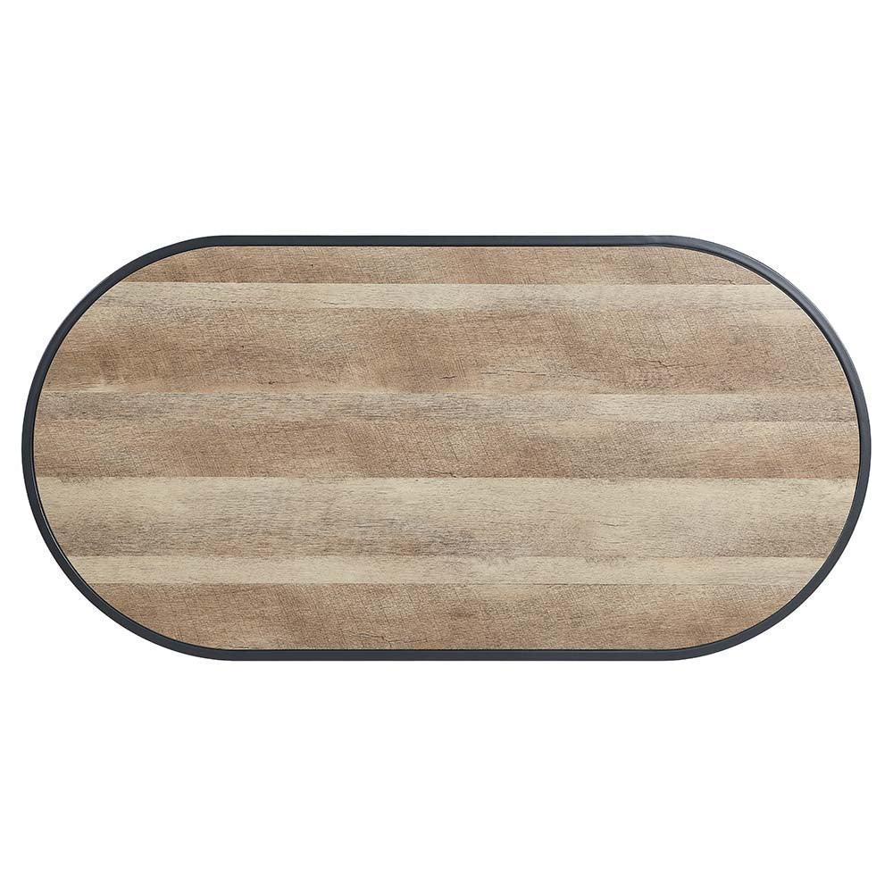 ACME Brantley Coffee Table, Oak & Sandy Black Finish FredCo