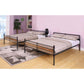 ACME Brantley II Queen/Queen Bunk Bed, Sandy Black & Dark Bronze Hand-Brushed 37730 FredCo