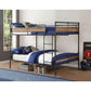 ACME Brantley II Queen/Queen Bunk Bed, Sandy Black & Dark Bronze Hand-Brushed 37730 FredCo