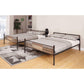 ACME Brantley Queen/Queen Bunk Bed, Sandy Black & Dark Bronze Hand-Brushed 37720 FredCo