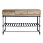 ACME Brantley sofa Table, Oak & Sandy Black F FredCo