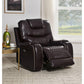 ACME Braylon Recliner (Power Motion), Brown PU FredCo