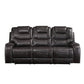 ACME Braylon Sofa (Motion), Magnetite PU FredCo
