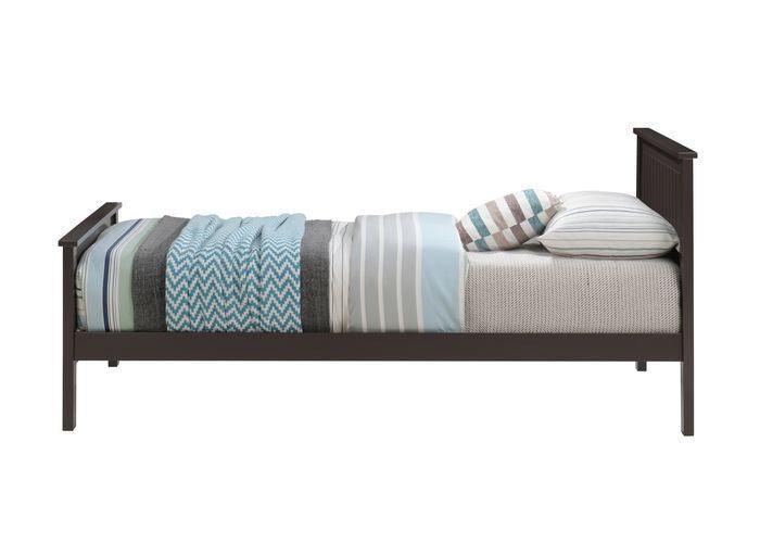 ACME Bungalow Twin Bed, Chocolate Finish FredCo