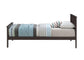 ACME Bungalow Twin Bed, Chocolate Finish FredCo