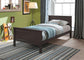 ACME Bungalow Twin Bed, Chocolate Finish FredCo