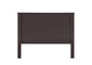 ACME Bungalow Twin Bed, Chocolate Finish FredCo