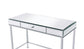 ACME Canine Writing Desk, Mirrored and Chrome Finish FredCo
