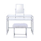 ACME Carenze II Vanity Set, White & Chrome FredCo