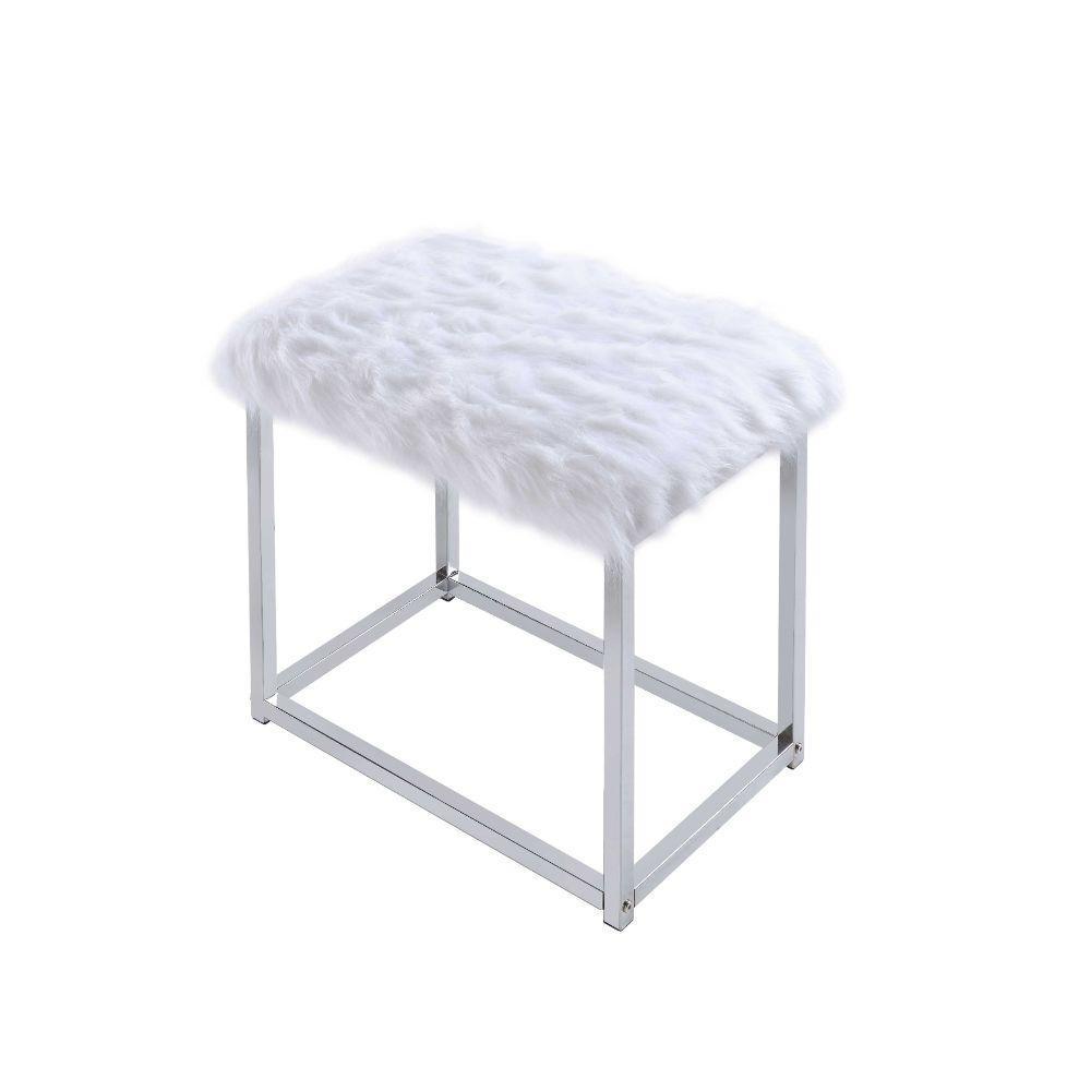 ACME Carenze II Vanity Set, White & Chrome FredCo