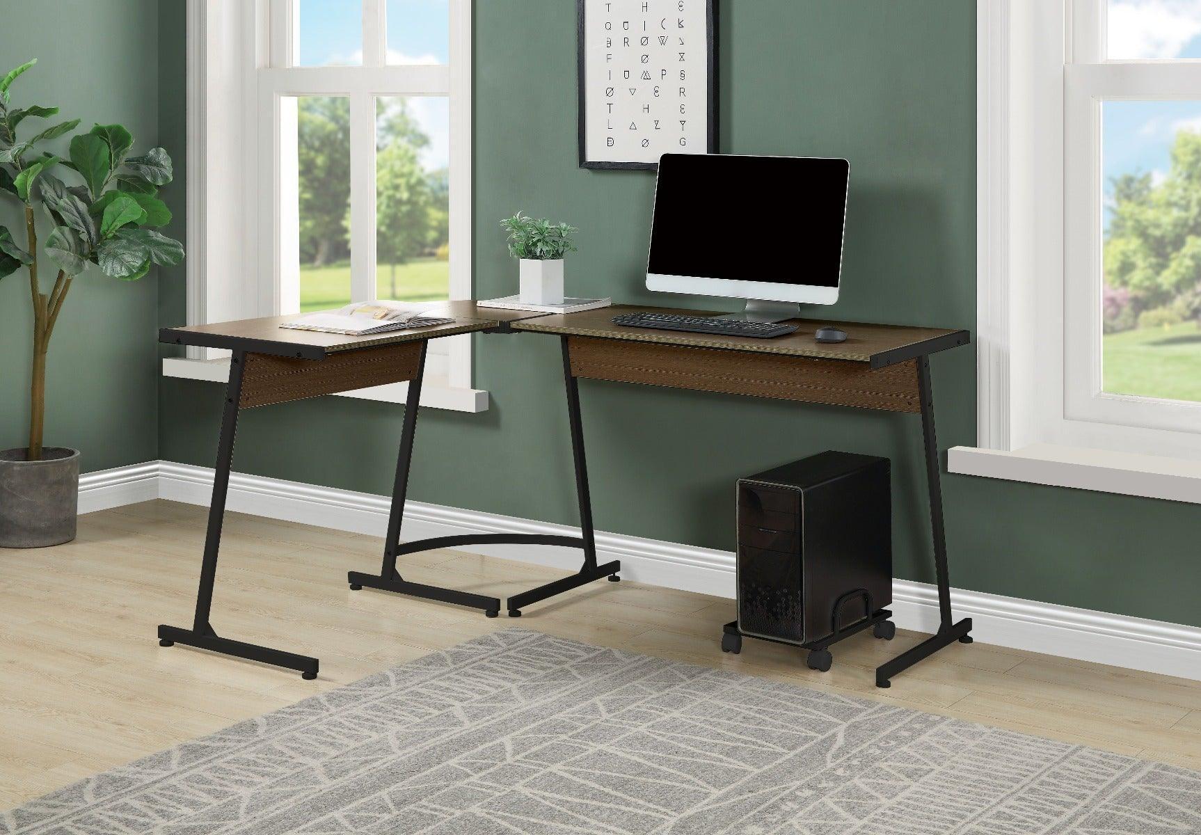 ACME Carver Computer Desk, Black Finish FredCo