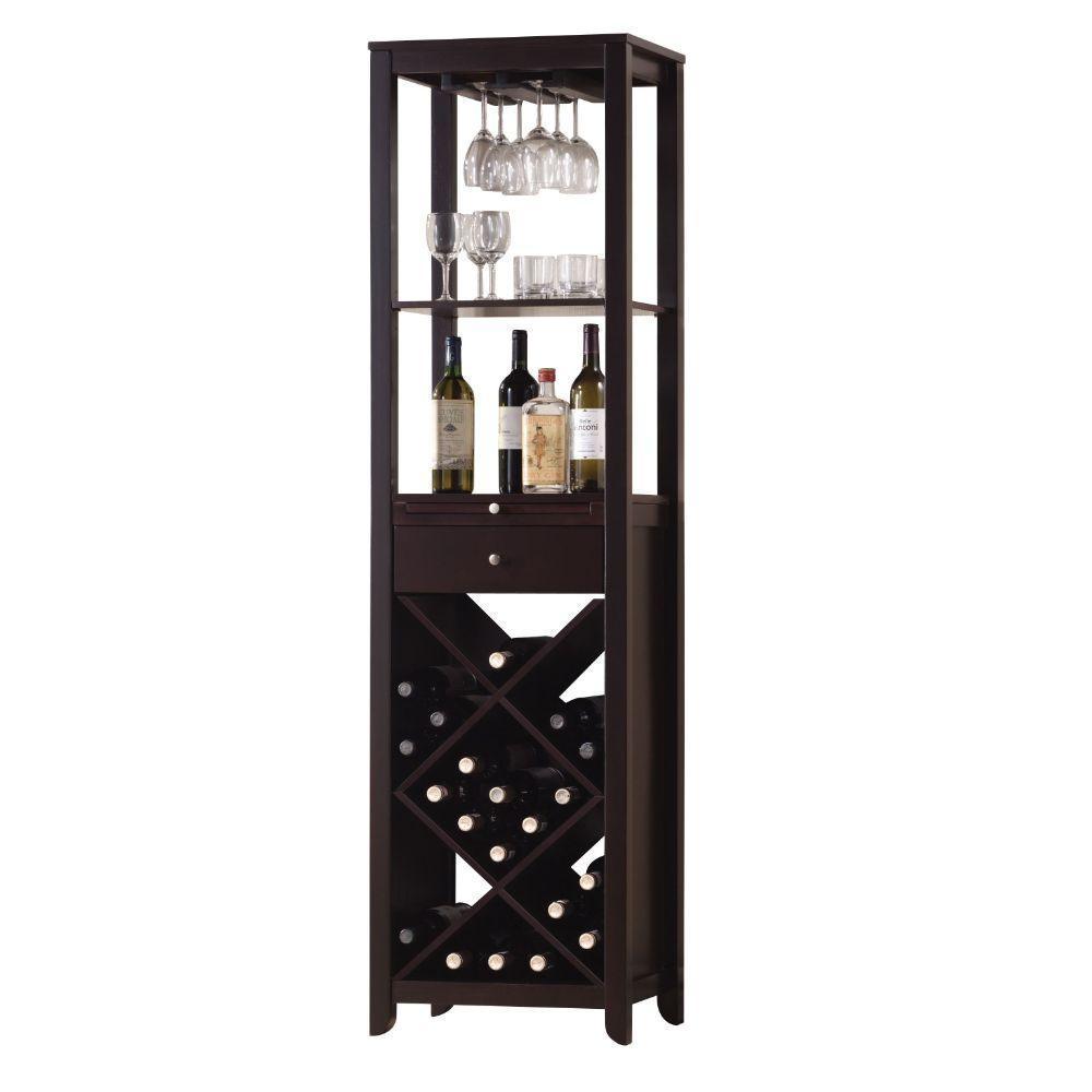 ACME Casey Wine Cabinet, Wenge FredCo