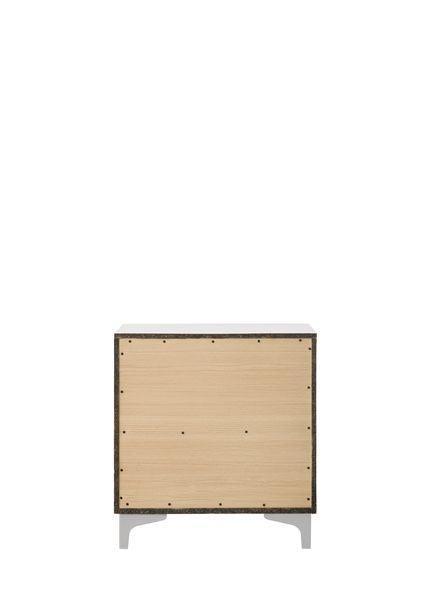 ACME Casilda Nightstand, White Finish FredCo