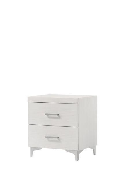 ACME Casilda Nightstand, White Finish FredCo