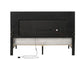 ACME Casilda Queen Bed w/LED , Gray PU & White Finish FredCo