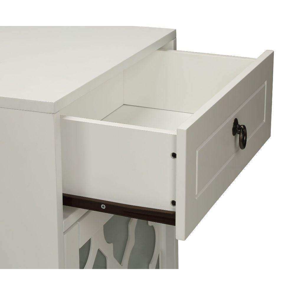 ACME Ceara Side Table, White FredCo