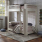 ACME Cedro T/T Bunk Bed, Weathered White Finish FredCo