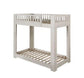 ACME Cedro T/T Bunk Bed, Weathered White Finish FredCo