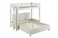 ACME Celerina Queen Bed, Weathered White Finish FredCo