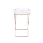 ACME Cercie Tray Table, Clear Acrylic & Copper FredCo