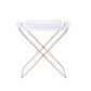 ACME Cercie Tray Table, Clear Acrylic & Copper FredCo