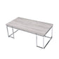 ACME Chafik Coffee Table, Natural Oak & Chrome FredCo