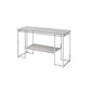 ACME Chafik Sofa Table, Natural Oak & Chrome FredCo