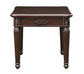 ACME Chateau De Ville End Table, Espresso Finish FredCo