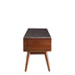 ACME Christa TV Stand, Espresso & White FredCo