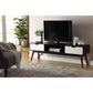 ACME Christa TV Stand, Espresso & White FredCo