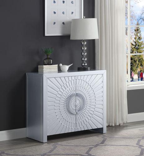 ACME Cicero Console Table, Platinum Finish FredCo