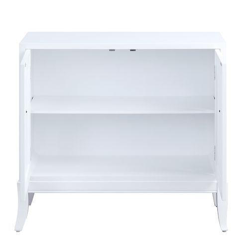 ACME Clem Console Table, White Finish FredCo