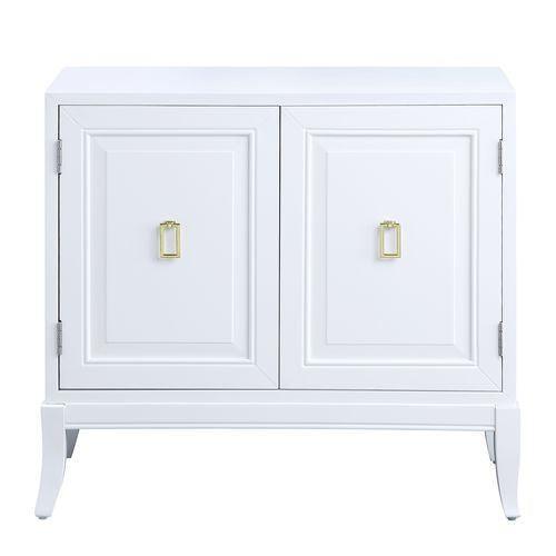 ACME Clem Console Table, White Finish FredCo