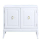 ACME Clem Console Table, White Finish FredCo
