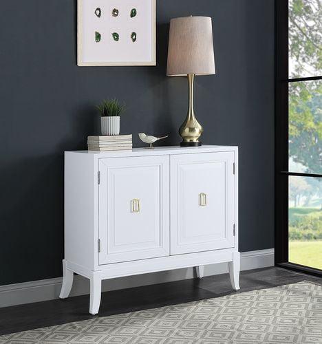 ACME Clem Console Table, White Finish FredCo