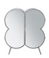 ACME Clover Cabinet, Silver & Champagne Finish FredCo