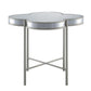 ACME Clover Counter Height Table, Silver & Champagne Finish FredCo
