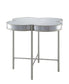 ACME Clover Counter Height Table, Silver & Champagne Finish FredCo