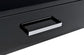 ACME Coleen Built-in USB Port Writing Desk, Black High Gloss & Chrome Finish FredCo