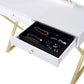 ACME Coleen Vanity Desk w/Mirror & Jewelry Tray, Chrome FredCo