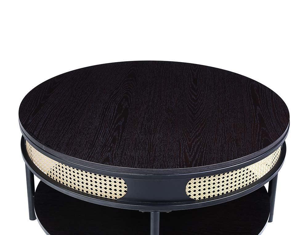 ACME Colson Coffee Table , Black Finish FredCo